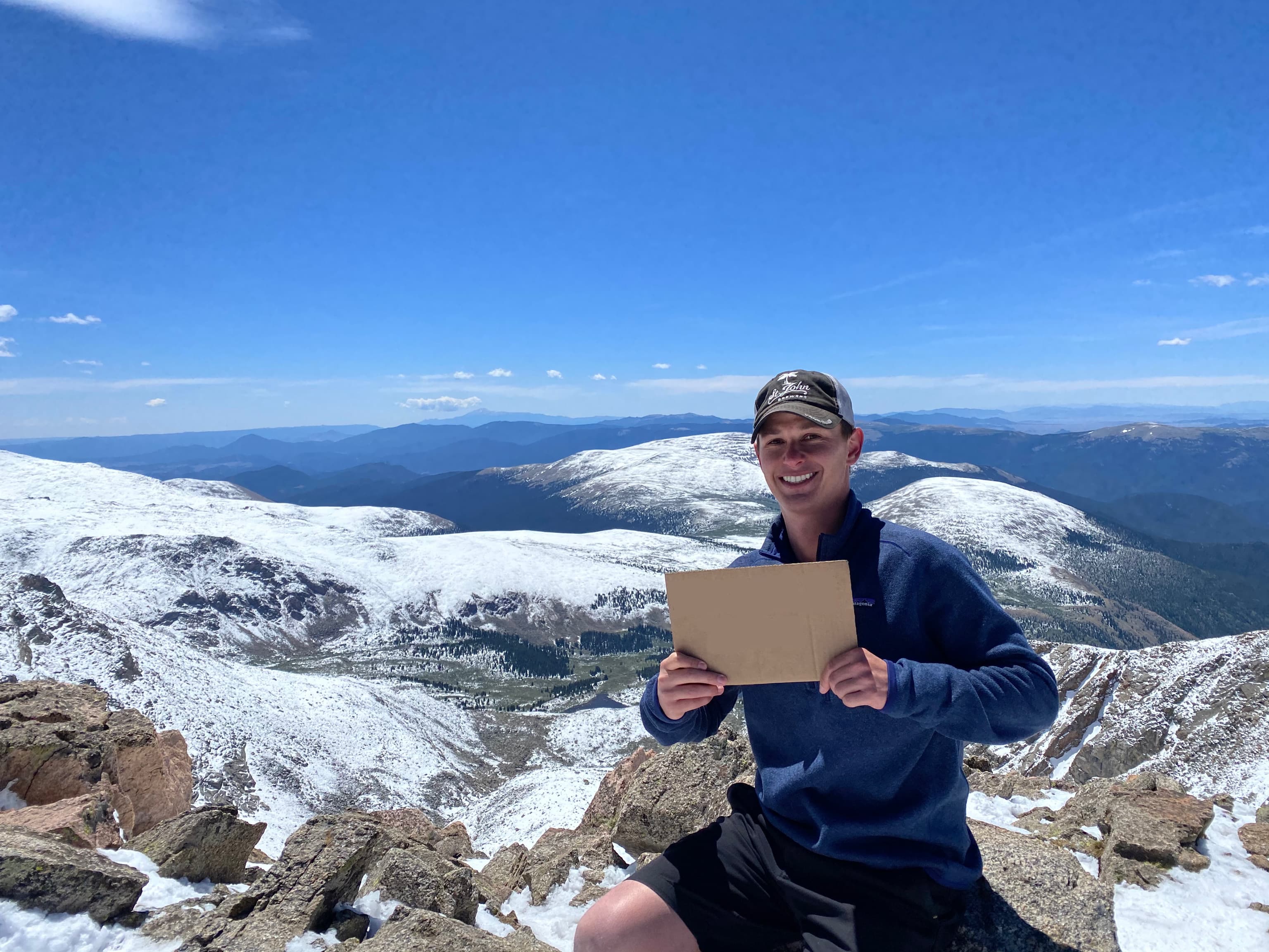 Mountain summit meme template